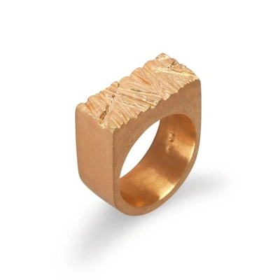 Edge Only Rugged Ring In Gold