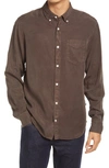 Nn07 Levon Slim Fit Button-down Shirt In Brown