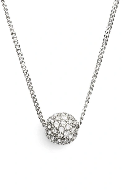 Givenchy 'fireball' Pendant Necklace In Silver