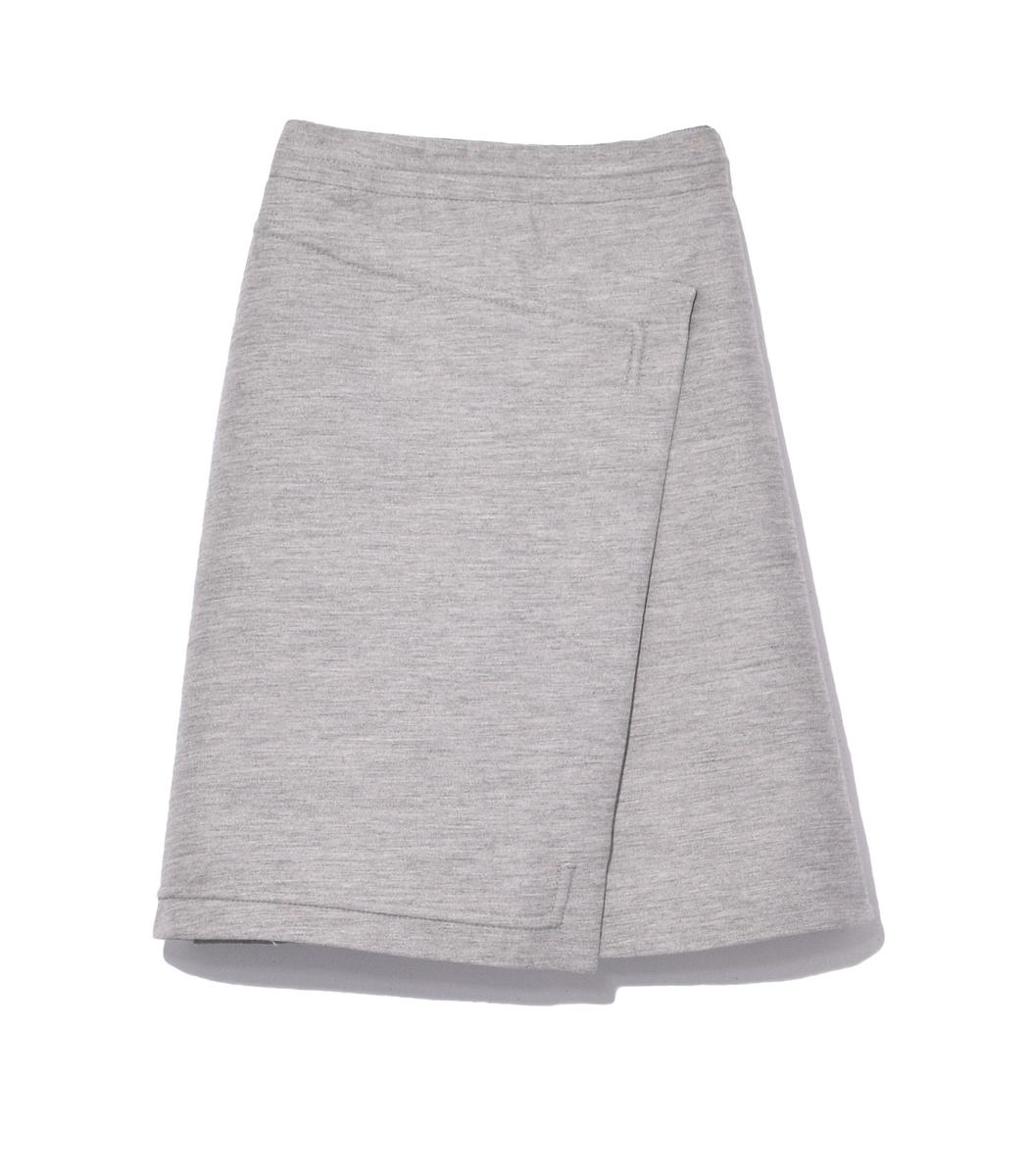 Carven Mottled Grey Asymmetric Skirt | ModeSens