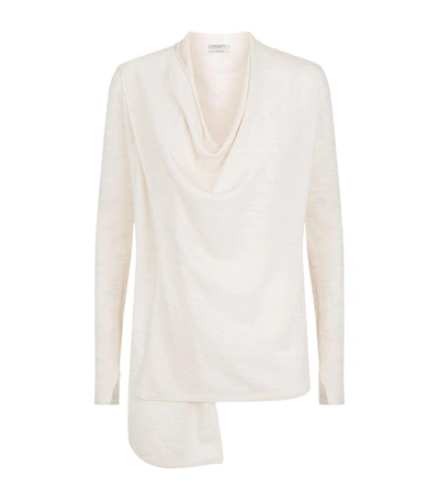 Allsaints Drina Ribbed Cardigan In Pink
