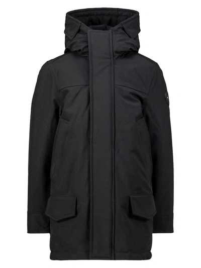 Airforce Kids Winter Jacket For Boys In Nero