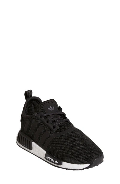 Adidas Originals Kids' Nmd R1 Refined Sneaker In Core Black/ White