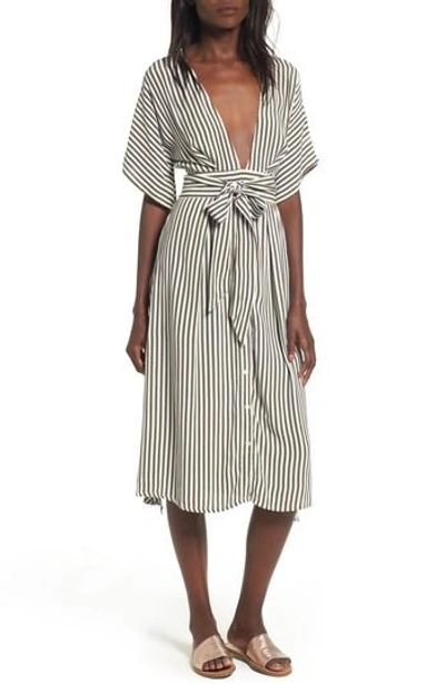 Faithfull The Brand Mustang Midi Dress In Georgia Stripe Print | ModeSens