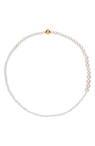 Sophie Bille Brahe Petite Peggy Pearl Necklace In 14k Gold Filled,freshwater Pearl