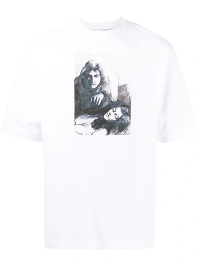 Off-white Off White Mirko Artist Printed T Shirt