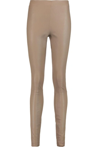 By Malene Birger Elenasoo Leather Leggings ModeSens