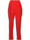 Givenchy Tapered Trousers In Red