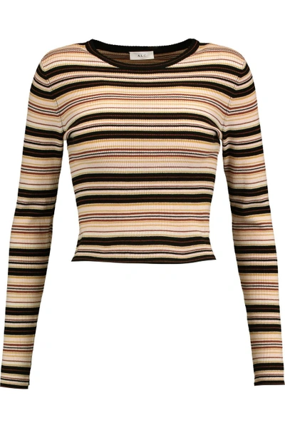 A.l.c Rene Striped Merino Wool-blend Sweater | ModeSens