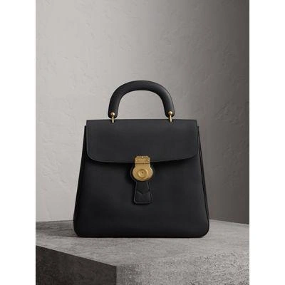 Burberry The Large Dk88 Top Handle Bag In Black