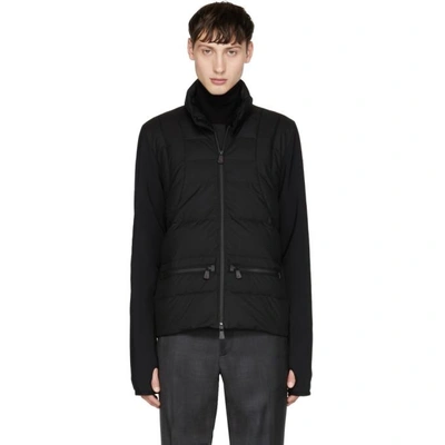 Moncler Black Quilted Front Jacket