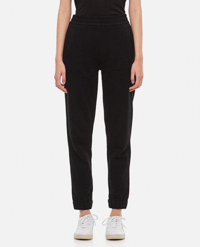 Moncler Black Panelled Cotton Sweatpants