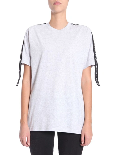 Forte Couture Cropped T-shirt In Grey
