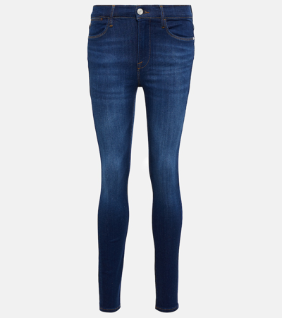 Frame Le Garcon Skinny Jeans In Blue
