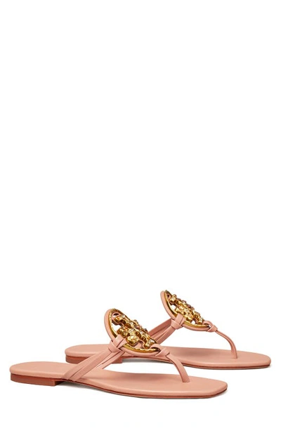 Tory Burch Women's Jeweled Miller Thong Sandals In Meadowsweet