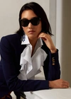 Polo Ralph Lauren Parker Stretch Wool Jacket In Black