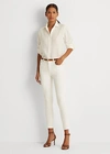 Ralph Lauren High-rise Skinny Ankle Jean In White Wash