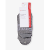 Lululemon Power Stride Tab Socks In Heathered Graphite Grey