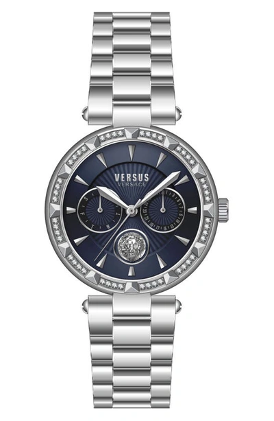 Versus Sertie Bracelet Watch, 36mm In Blue