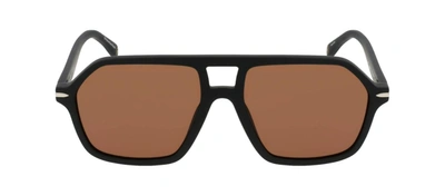 Mita Sorrento 02e Square Sunglasses In Brown