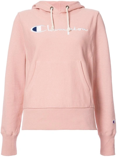 Champion Embroidered Logo Hoodie