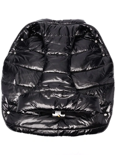 Moncler Padded Dog Jacket In Black