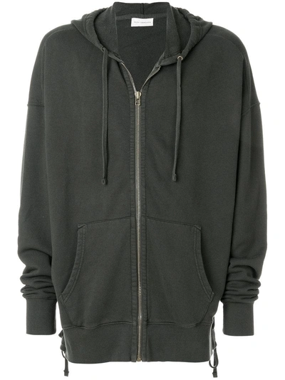 Faith Connexion Oversized Zipped Hoodie - Green