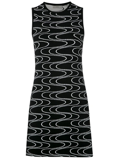 Egrey Jacquard Dress - Black