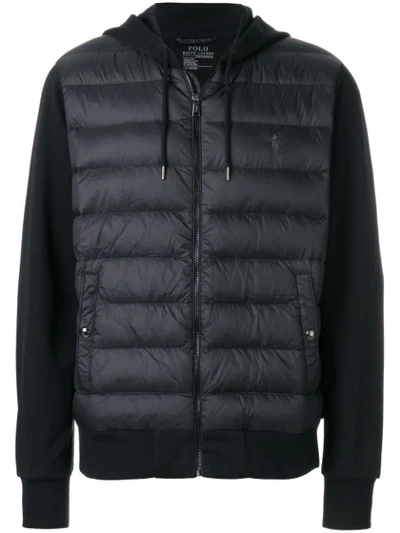 Polo Ralph Lauren Padded Front Jacket In Black