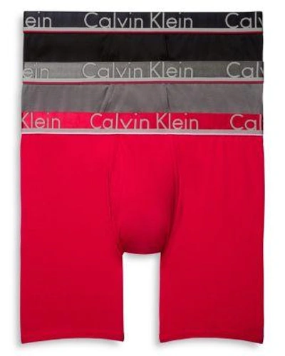 Calvin Klein Men's Comfort Microfiber 3-Pack Boxer Brief NB1361