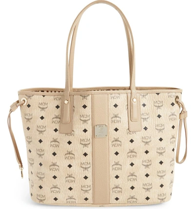 Mcm Medium Liz Reversible Shopper - Beige In Beige | Beige