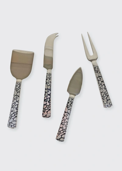 Michael Wainwright Panthera Platinum Cheese Set