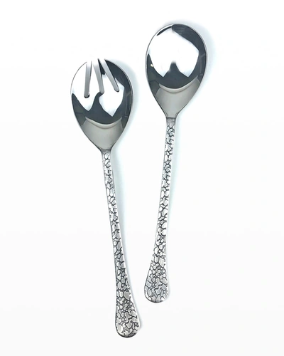 Michael Wainwright Panthera Platinum 2-piece Salad Serving Set