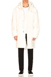 Helmut Lang Off-white Re-edition Hooded Parka In Bianco