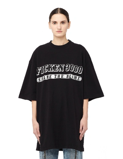 【VETEMENTS】Ficken 3000 Printed T-shirt【即発送】 VETEMENTS】Ficken 3000 Printed T-shirt【即発送】 (VETEMENTS