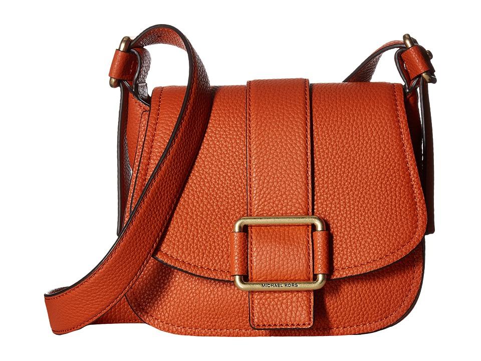 Michael Michael Kors - Maxine Medium Saddle Bag (orange) Bags | ModeSens