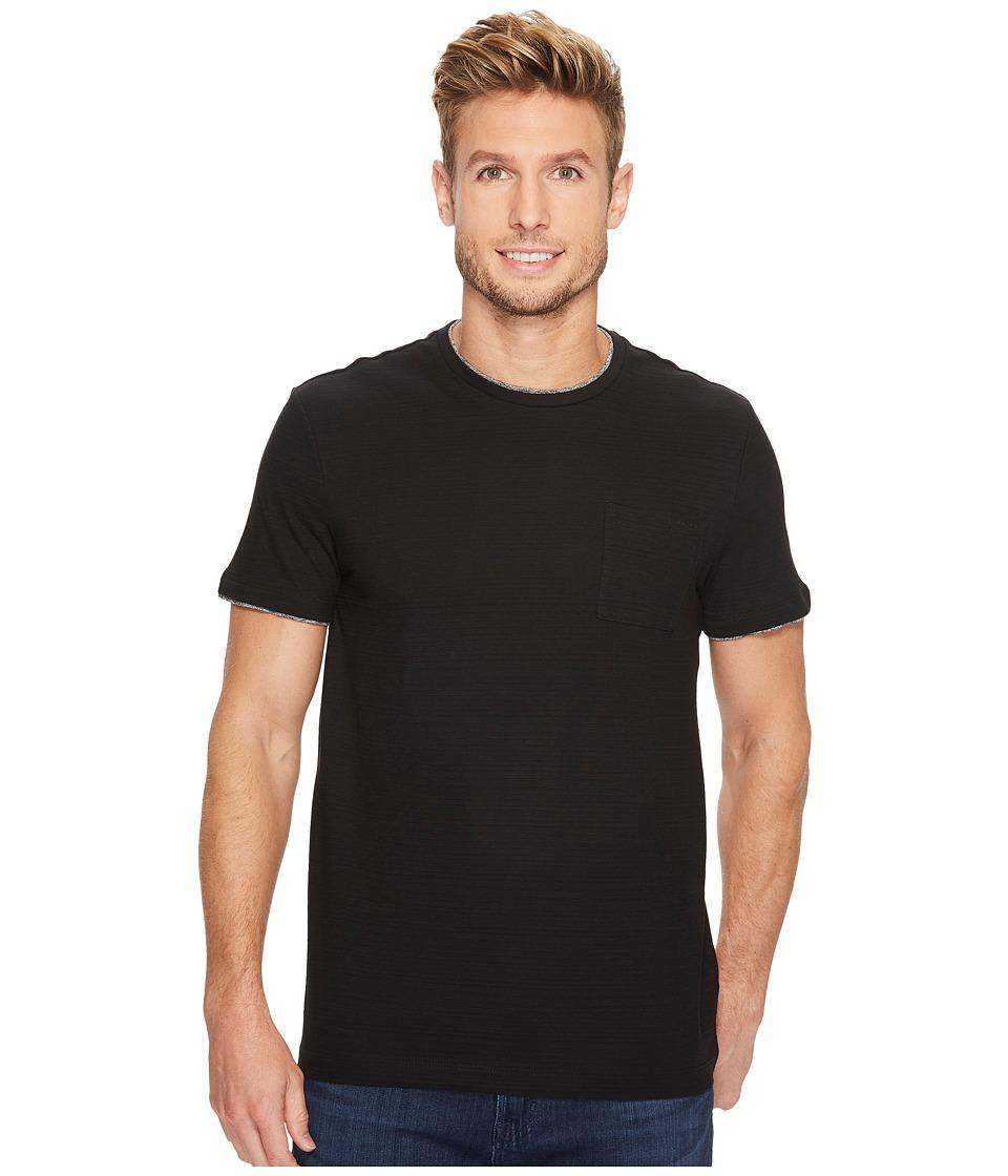 Calvin Klein - Faux Double Layer Crew Neck T-shirt (black) Men's T ...