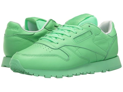 Reebok - Classic Leather Pastels (mint Green/white) Women's Shoes | ModeSens