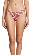 Hanky Panky It's A Wrap Original Rise Thong In Red Multi
