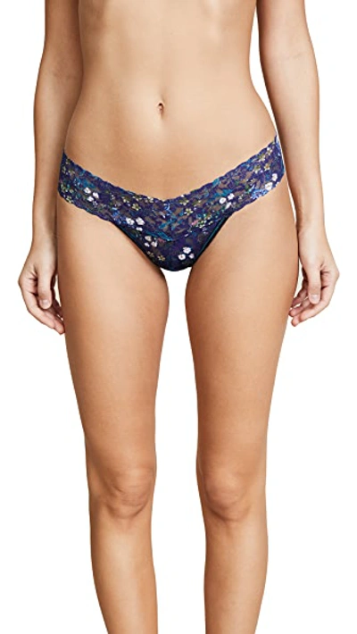 Hanky Panky Floret Petite Low Rise Thong In Floret