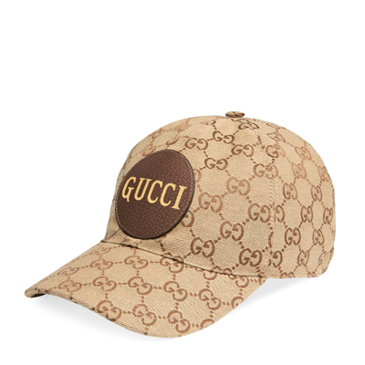 Gucci Gg Canvas Baseball Hat In Brown