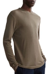 Nn07 Clive 3323 Slim Fit Long Sleeve T-shirt In Clay