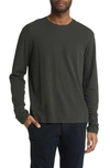 Nn07 Clive 3323 Slim Fit Long Sleeve T-shirt In Dark Army