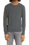 Nn07 Clive 3323 Slim Fit Long Sleeve T-shirt In Concrete