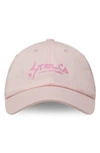 Stella Mccartney X Tom Tosseyn Logo Baseball Cap In Pink