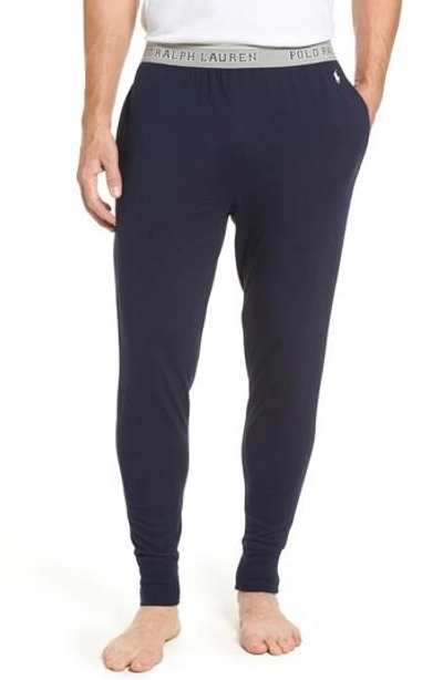 Polo Ralph Lauren Cotton Jogger Lounge Pants In Cruise Navy