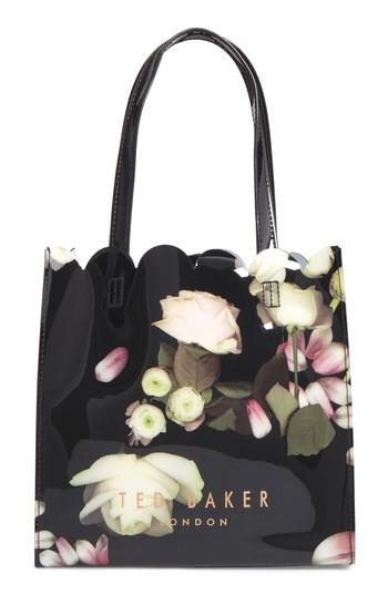 Ted Baker Small Yaracon Kensington Floral Tote - Black | ModeSens