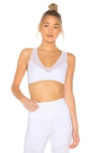 Alo Yoga Entice Sports Bra In White