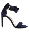Ted Baker Torabel Bow Detail Leather Sandals In Bright Blue