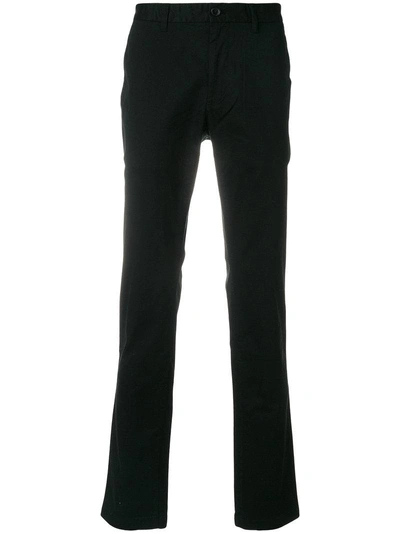 Michael Kors Collection Straight Leg Trousers - Black